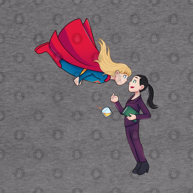 Chibi Supercorp by ribeironathana